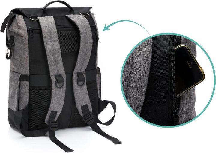 Actual product image Fillikid Osaka changing rucksack
