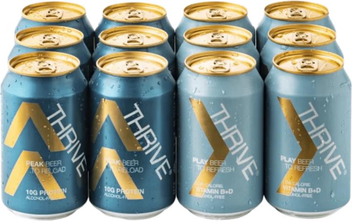 Thrive Variety Pack Peak & Play (12 x 33 cl)