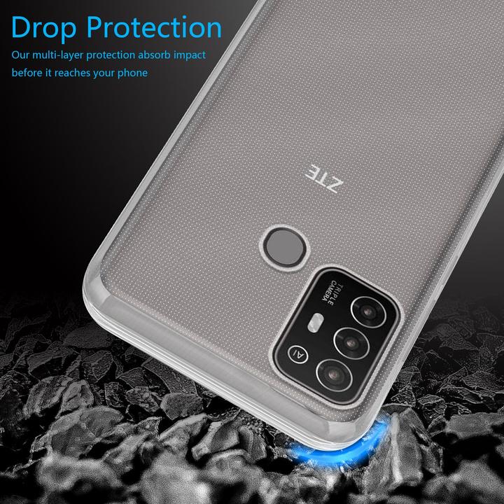 Produktbild Cadorabo Hülle für ZTE Blade A52 Ultra Slim Silikon Schutz TPU Case (ZTE Blade A52)