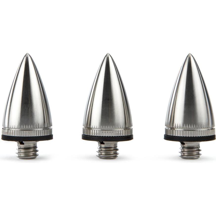 3 Legged Thing Heelz Set van 3 spikes, (1/4 " 20 schroeven en 3/8" compatibel) (Metall), Stativ, Silber