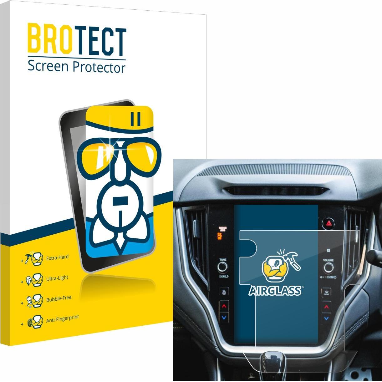 BROTECT, Fahrzeug Navigation Zubehör, Schutzglas Schutzfolie Glas Folie Displayschutz klar