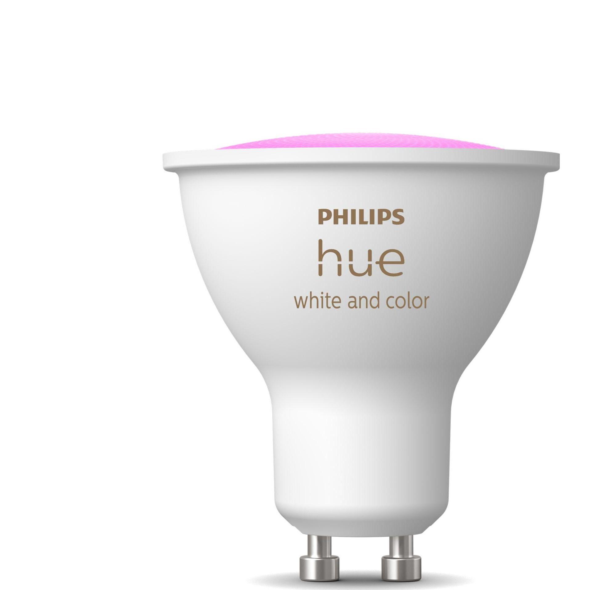 Philips Hue, Lampadina, White & Color Ambiance (GU10, 400 lm, 1 x)