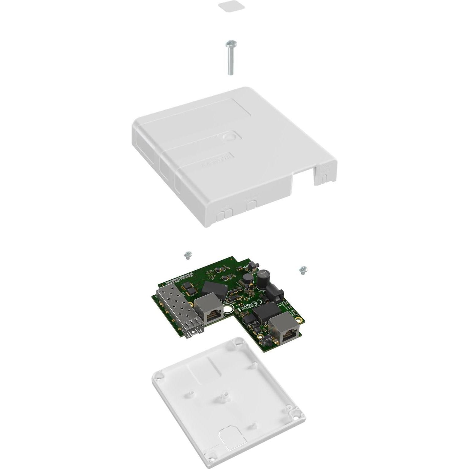 Thumbnail - MikroTik GPEN Gigabit Passive Ethernet Network Fixed PoE injector SFP GPEN21 (802.3af (PoE), 802.3at (PoE+), 27 W), PoE ...