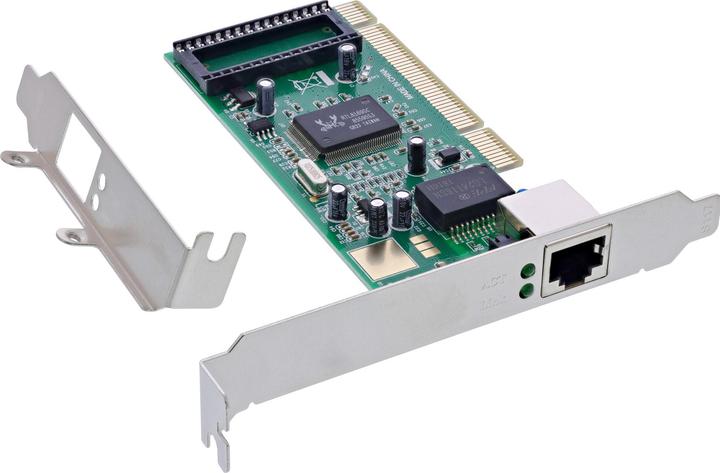 Produktbild InLine Gigabit Netzwerkkarte, 1Gb/s, PCI (PCI)