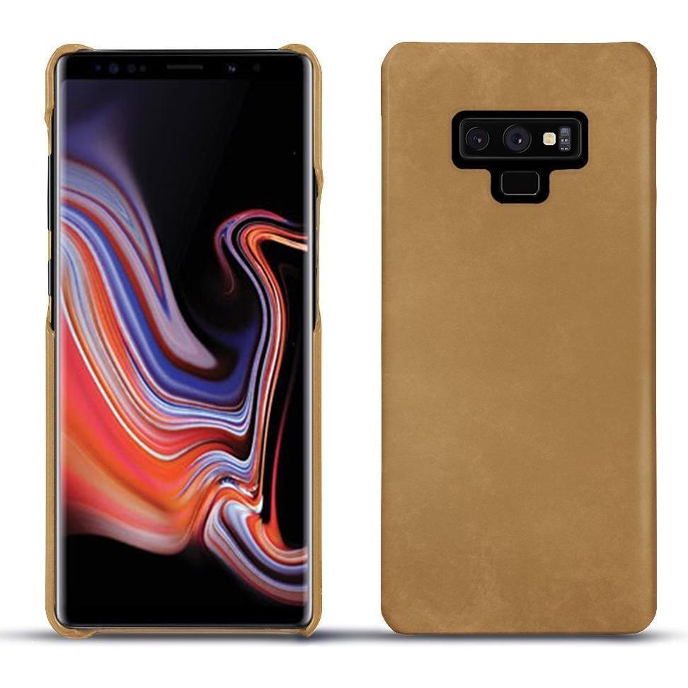 Noreve Lederschutzhülle (Samsung Galaxy Note 9), Smartphone Hülle, Braun