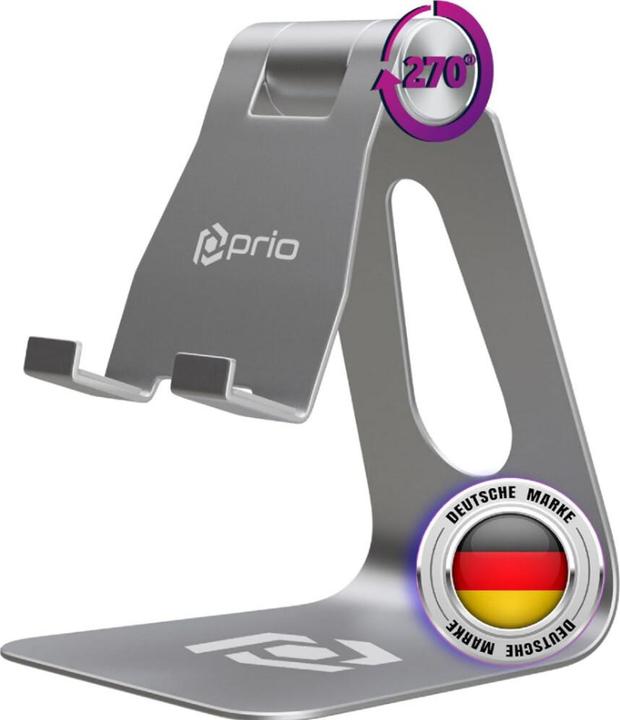 Image du produit prio Support de bureau universel en métal SOLID argenté