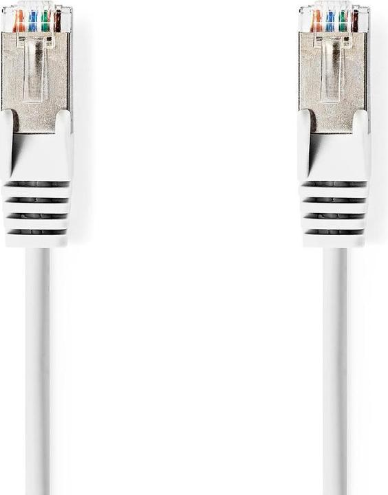 Immagine prodotto Nedis Cavo da RJ45 a RJ45 Cat 6a - Bianco (SF/UTP, CAT6a, 7.50 m)