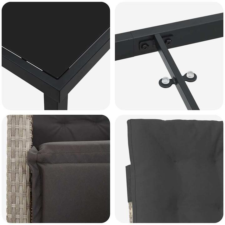 Actual product image vidaXL Garden dining set (70 cm)