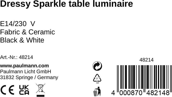 Nährwerte und Zutaten Pauleen Dressy Sparkle (E14)