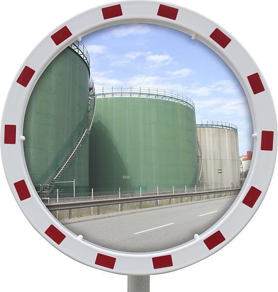 Actual product image Dancop Euvex D 60 cm traffic mirror for indoor and outdoor use (Ø 600 mm)