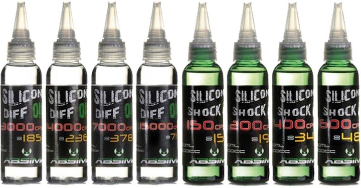 Absima olio differenziale al silicone 100000cps 60ml