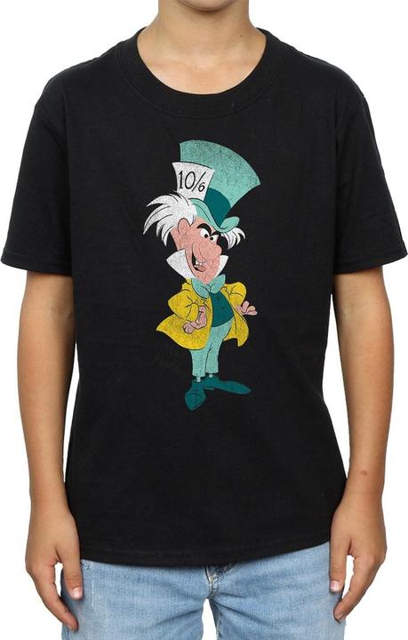 Produktbild Disney Jungen Alice im Wunderland Mad Hatter Klassisches TShirt (152, 158)