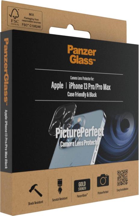 Actual product image PanzerGlass Camera Protector (1 pcs., Apple iPhone 13 Pro, Apple iPhone 13 Pro Max)