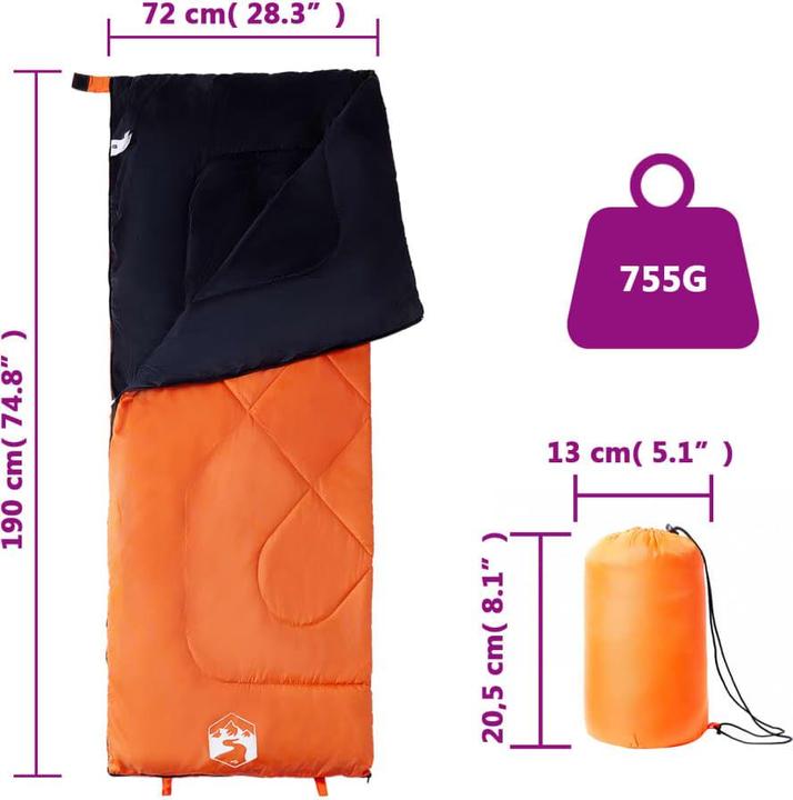 Produktbild vidaXL Schlafsack (190 cm)