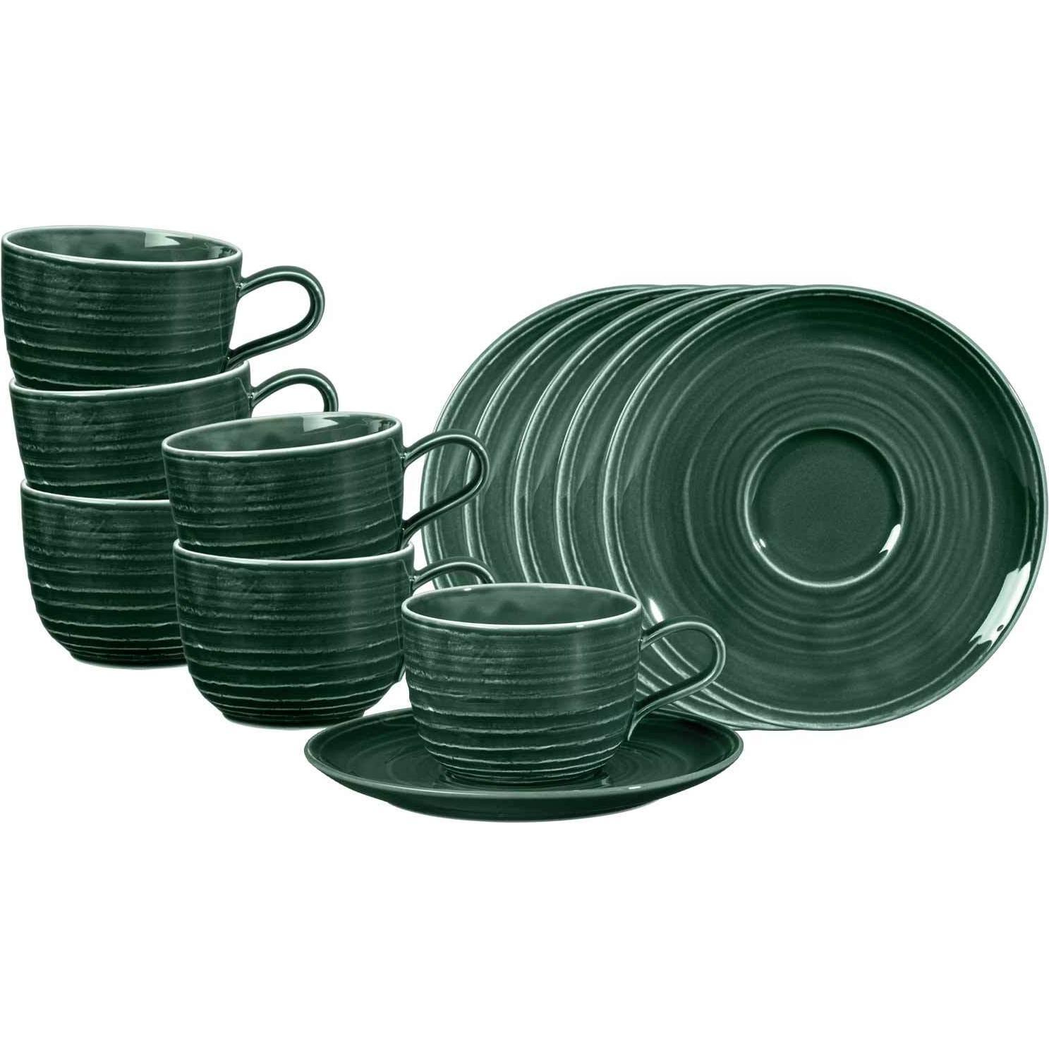 Seltmann, Tasse, Terra Kaffeetassen mit Untertassen (260 ml, 12 x)