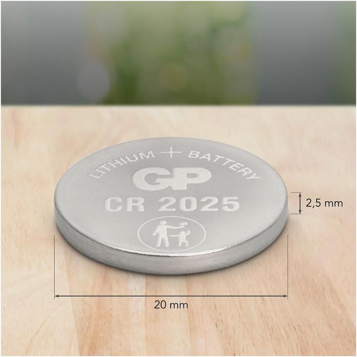 Actual product image GP Batteries Battery CR2025 - 10 pieces (10 pcs.)