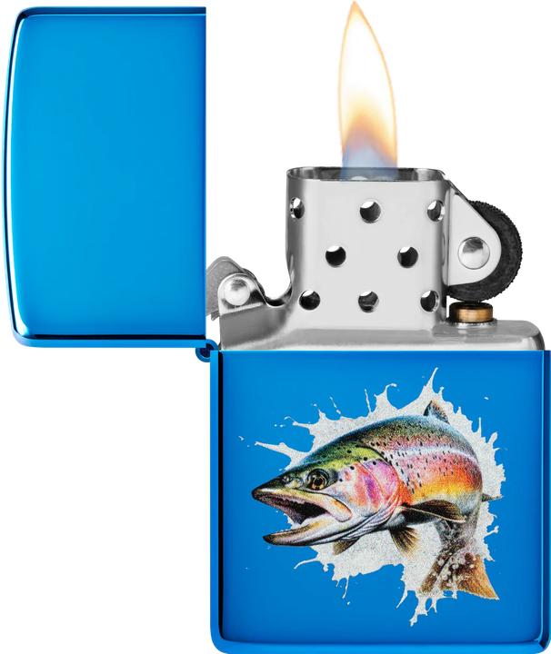 Actual product image Zippo springender Fisch