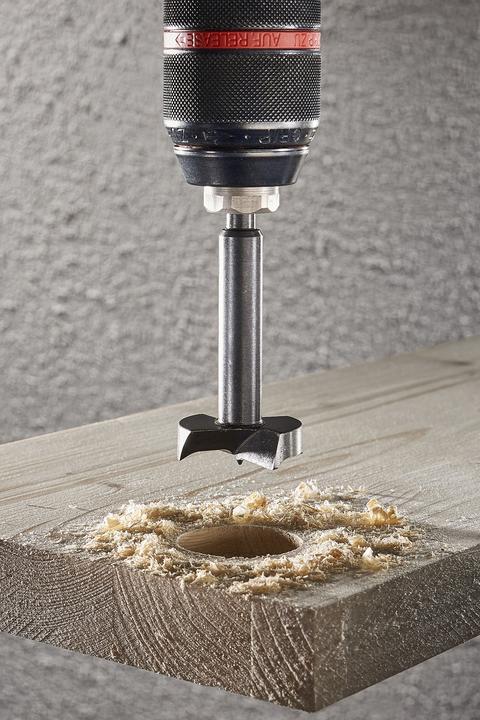 Actual product image wolfcraft 1 cylinder drill WS ø35x90mm (8 mm)
