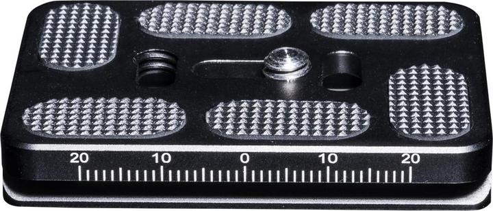 Actual product image mantona Fortress ASF-60-1S Quick Release Plate Arca-Swiss compatible, 60x44 mm, for e.g. Fortress Ball... (Tripod quick-release plate)