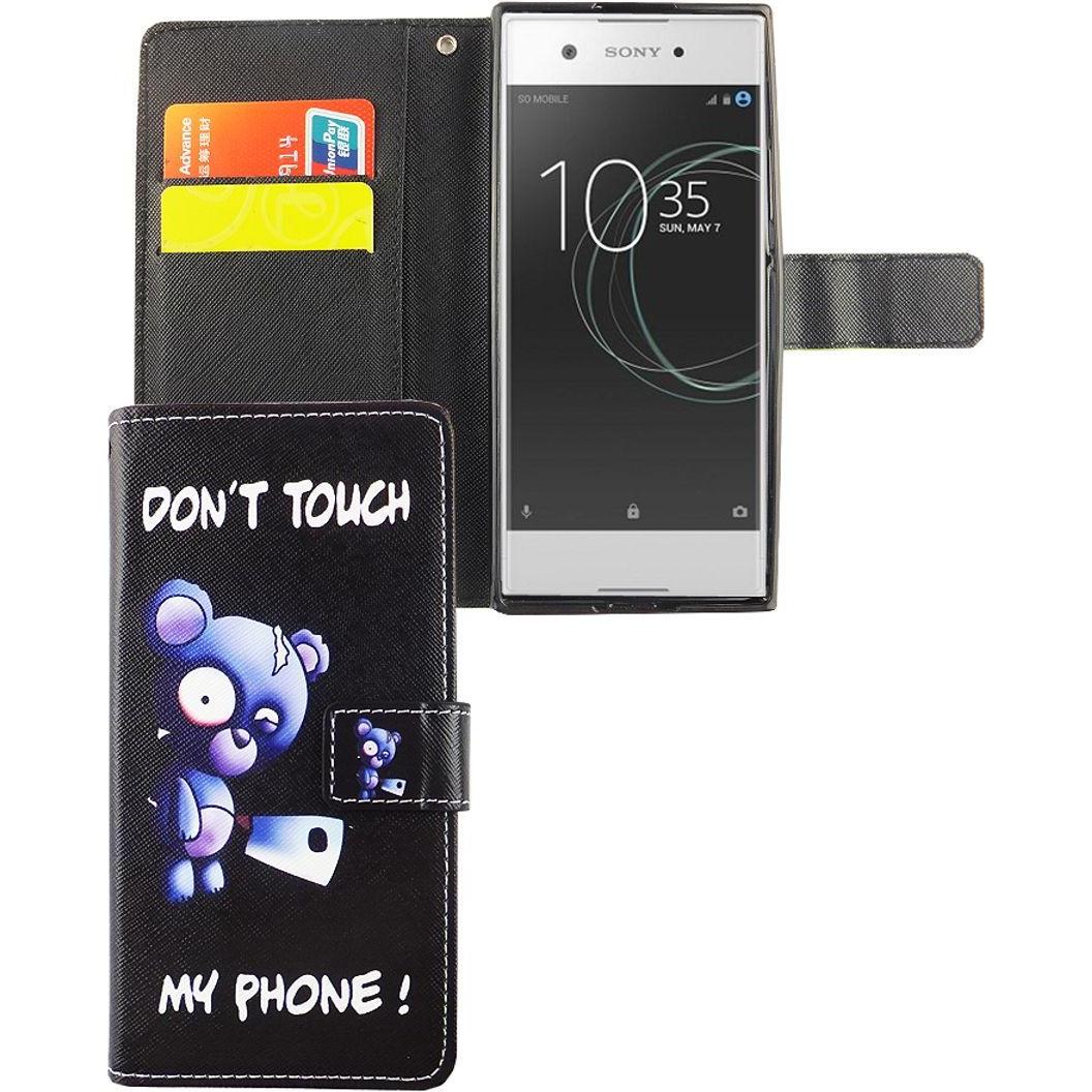 Thumbnail - König Design Hülle Handy Schutz für Sony Xperia XA1 Case Cover Tasche Wallet Etui Handyhülle (Sony Xperia XA1), Smartpho...