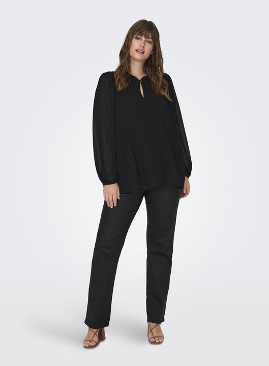 Produktbild Only Normal geschnitten Rundhals Elastische Bündchen Ballonärmel Top Top (44)