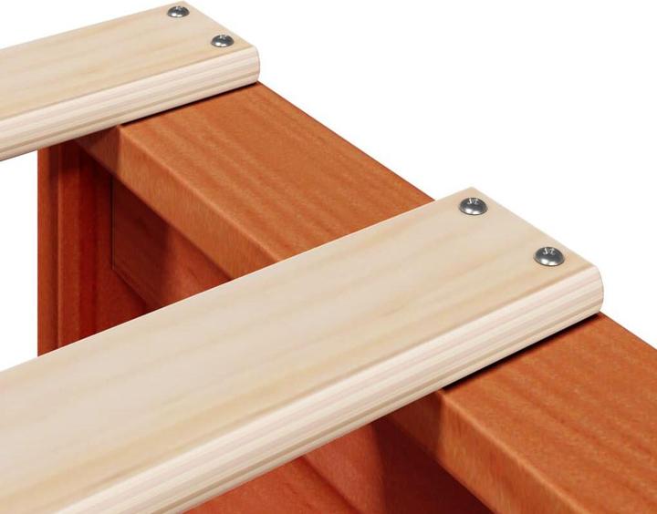 Actual product image vidaXL Bettgestell (140 x 190 cm)