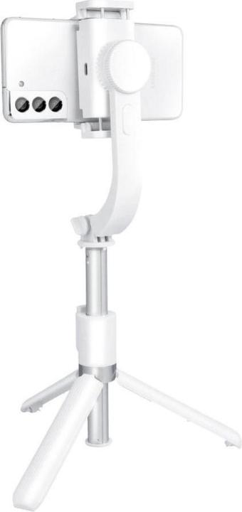 Produktbild OEM Stylus Selfie stick with wireless remote control tripod with stabilizer GIMBAL SSTR-L08 white