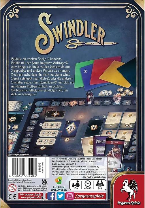 Produktbild Pegasus Swindler (Deutsch, 2 - 4 Spieler)