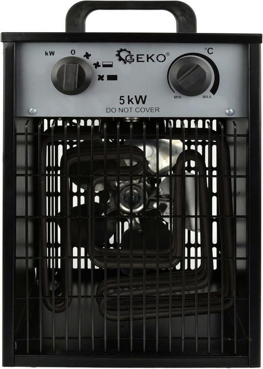 Actual product image GEKO Electric air heater with fan 5kW