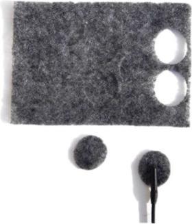 Actual product image Rycote 100 PK GRY U/COVERS INC. 100 S