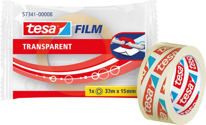 Image du produit tesa tesafilm 1x ruban adhésif TRANSPARENT (15 mm)