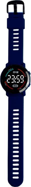 Produktbild Cbx M6 Sport LED-Digitaluhr mit Silikonarmband 12-Stunden-Anzeige Dunkelblau (40 mm)