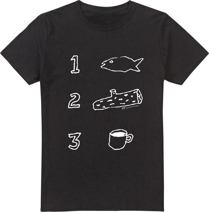 Immagine prodotto Twin Peaks Coffee Log Fish Maglietta Uomo (XL)