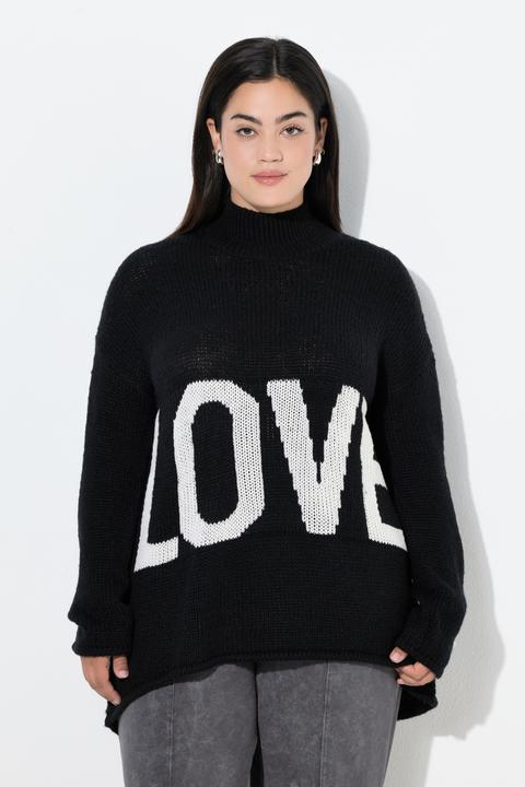 Image du produit Angel of Style Pull coupe évasée, inscription LOVE (56)