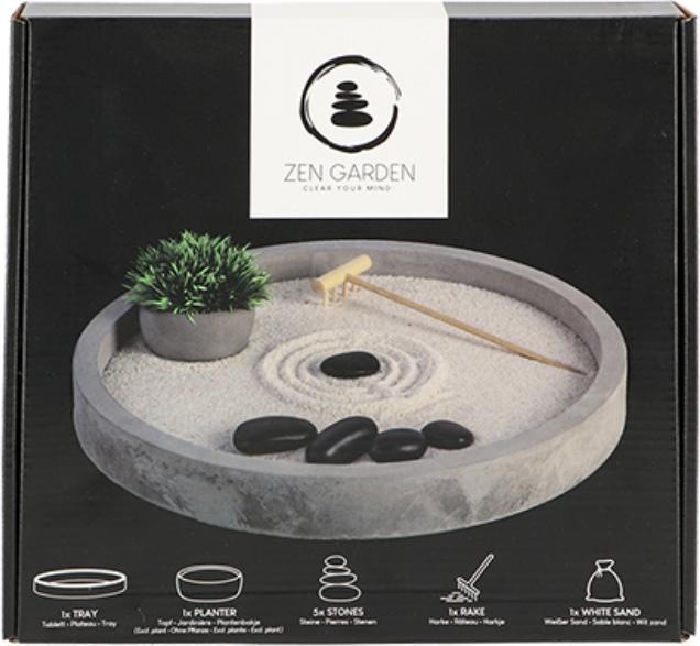 Actual product image Esschert Design Zen Garden (24.5 x 24.5 x 4 cm)