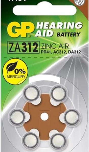 Produktbild GP Batteries 103250 (1 Stk., A312, 170 mAh)