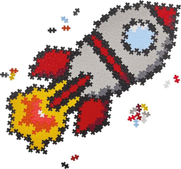 Productafbeelding Plus-Plus 500 creatieve bouwstenen raketpuzzel (500 onderdelen)