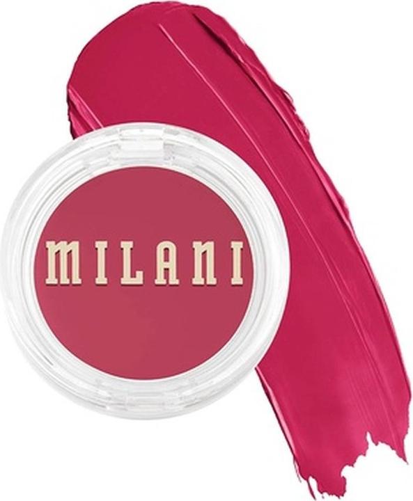 Produktbild Milani Cheek Kiss Cream Blush Cream to Gel Blush for Cheek and Lip Tint Blushing Berry 1.12 Ounce (Blushing Berry)