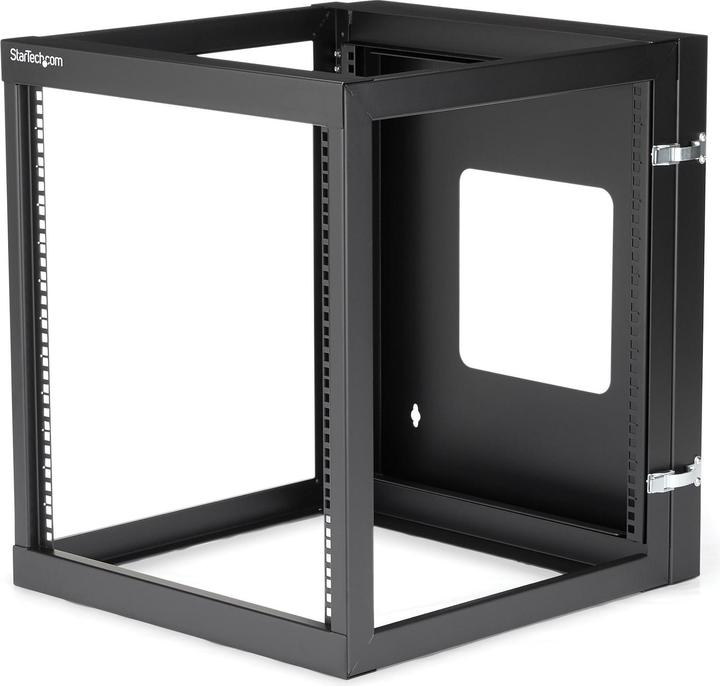 Produktbild StarTech 12 HE offenes 19 Zoll Server Rack mit Scharnier - 55cm tief (12 HE, 19 Zoll Rack)