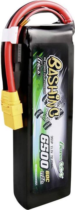 Image du produit Gens Ace G-Tech 6500mAh 11.1V 60C 3S1P Lipo Battery Pack avec XT90-Bashing Series (11.10 V, 6500 mAh)