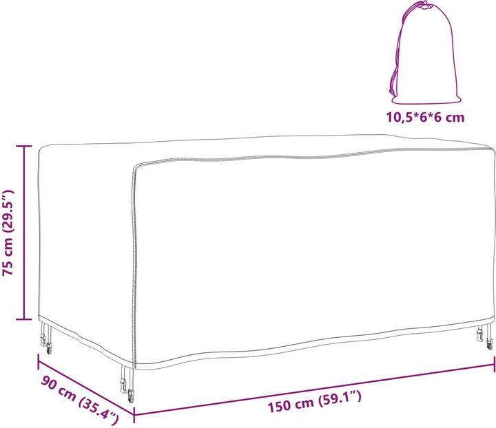 Image du produit vidaXL Outdoor-Abdeckung