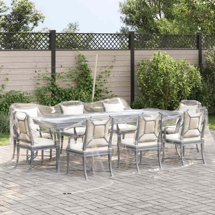 Image du produit vidaXL Bâche transparente avec oeillets 4x6 m PVC Bâche transparente (400 x 600 cm)