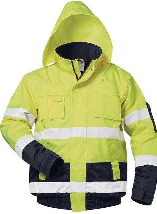 Safestyle HASSO high-visibility pilot jacket size M fluorescent yellow/navy