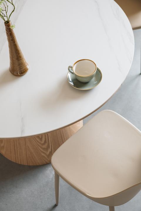 Image du produit White Label Living Dining Table Almira Round Oak