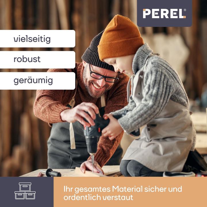 Produktbild Perel Werkzeugbox mit Metallschlössern (1 Teile)