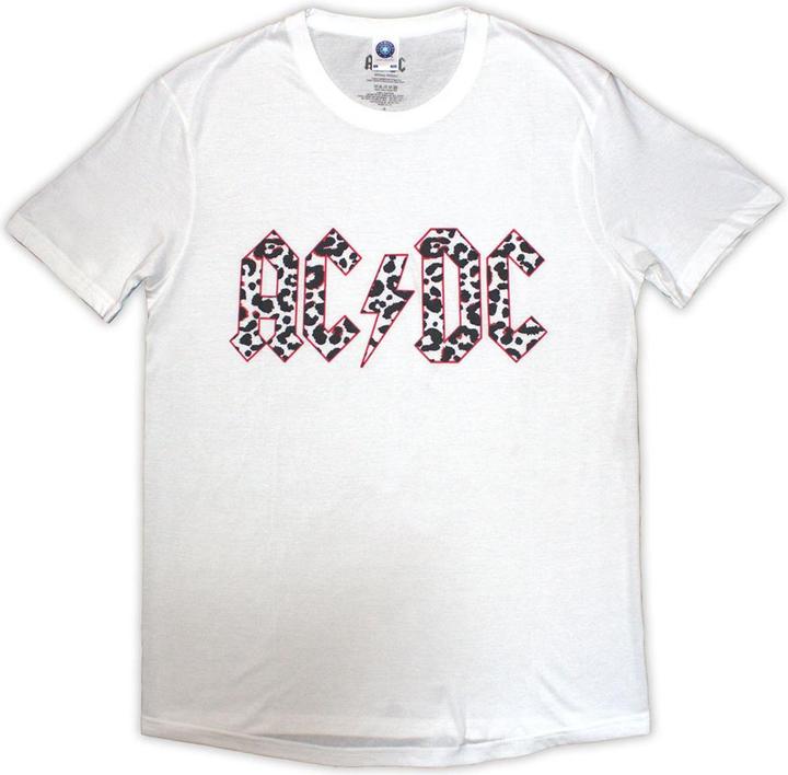AC/DC Mono Leopard Print Logo (Girlie)