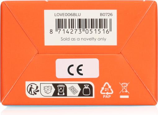 Produktbild Shots Ribbed Ultra Soft Silicone Rabbit Vibrator - Glacial Blue