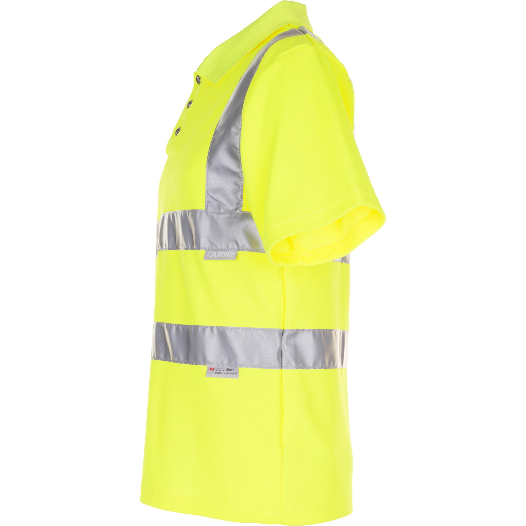 Planam, Warnweste + Warnshirt, Warnschutz Polo-Shirt (S)