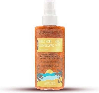Immagine prodotto Alphanova SUN Spray Shimmering Oil olio biologico (Schiuma autoabbronzante, 125 ml)
