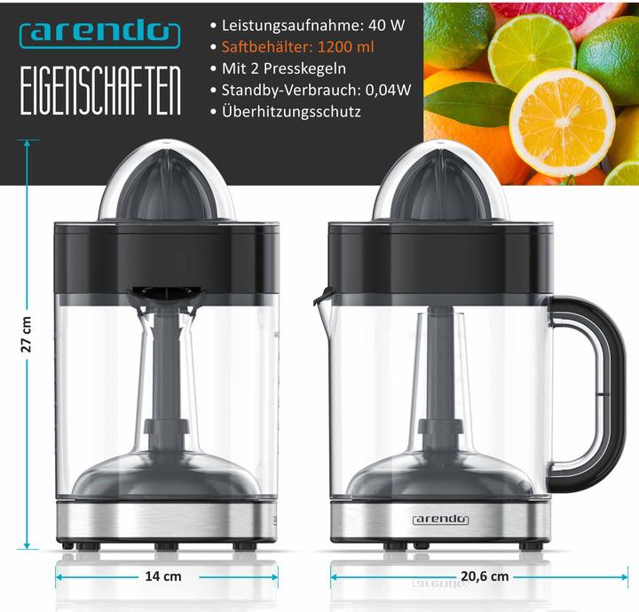 Actual product image Arendo Lemon squeezer Orange squeezer Lime squeezer Juicer